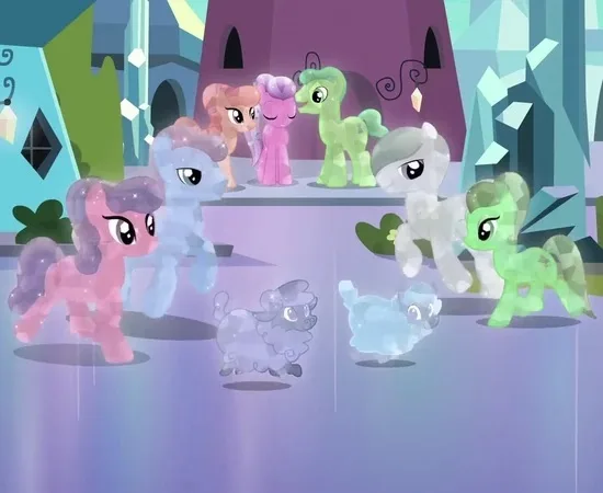 Background for Crystal Ponies