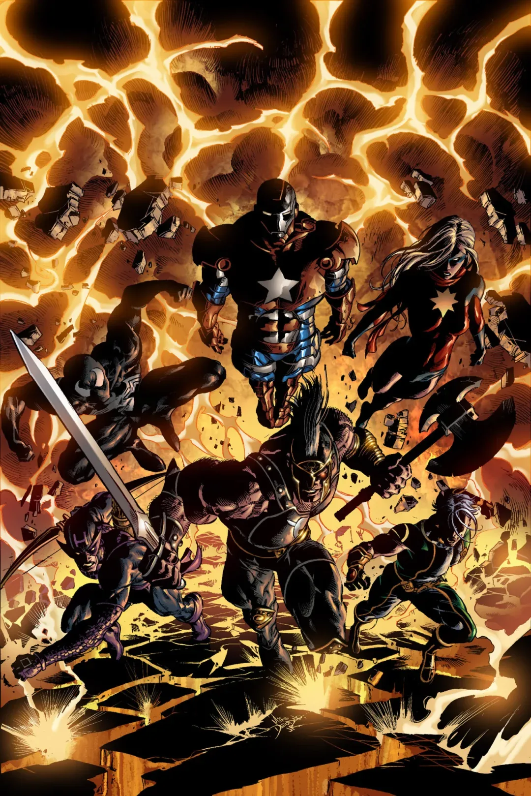 Background for Dark Avengers
