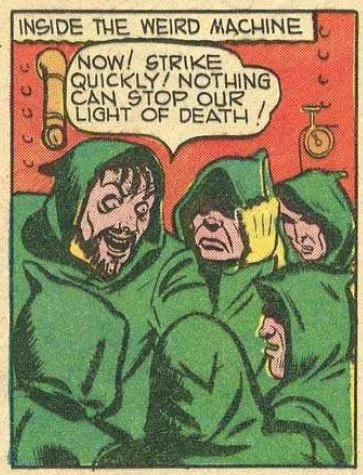 Background for Death Light Hooded Figures