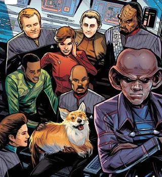 Background for Deep Space Nine Crew