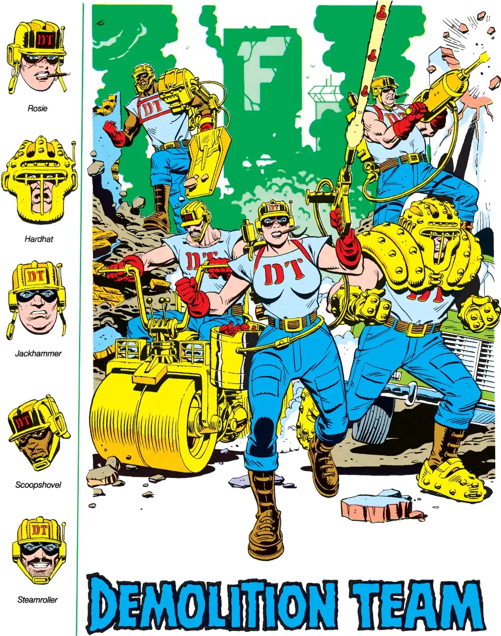 Background for Demolition Team