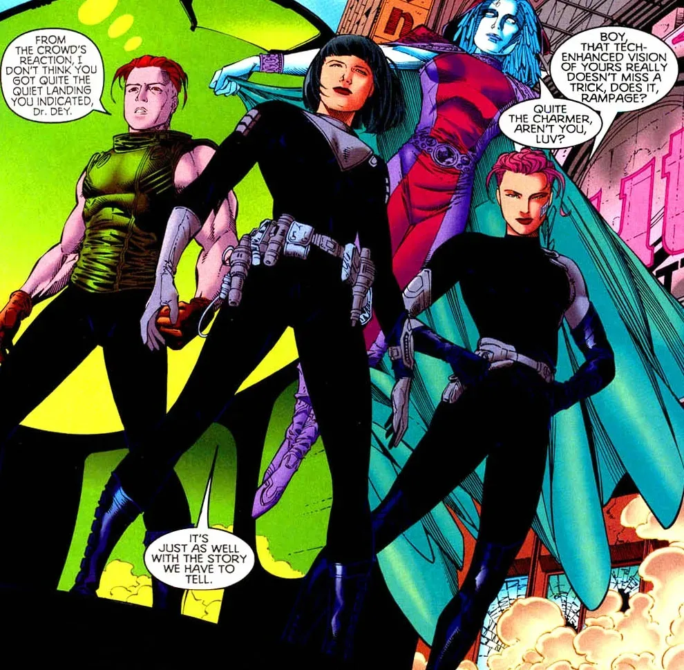 Background for Doom Patrol (Tangent Universe)