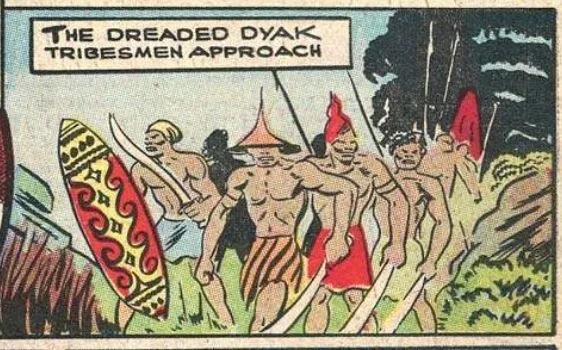 Background for Dyak Tribe