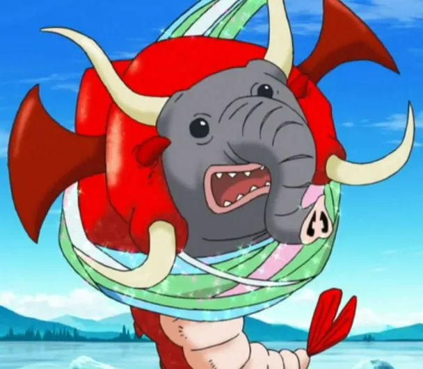 Background for Elephant Shrimp