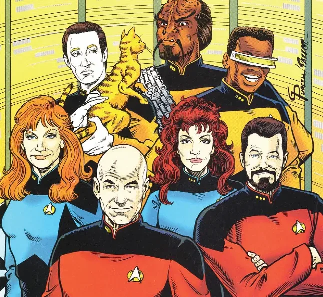 Background for Enterprise D Crew