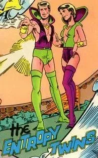 Background for Entropy twins