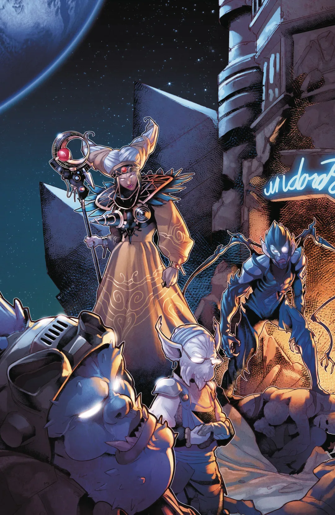Background for Evil Space Aliens