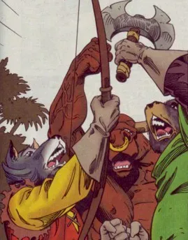 Background for Exiled Wild Men