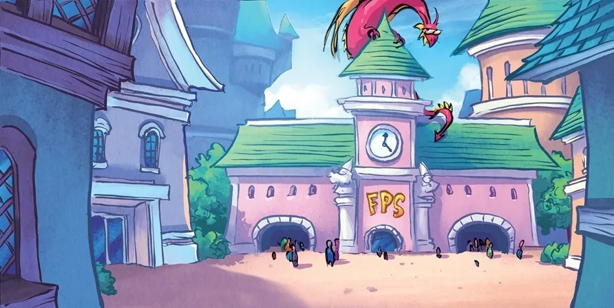 Background for Fairyland Postal Service