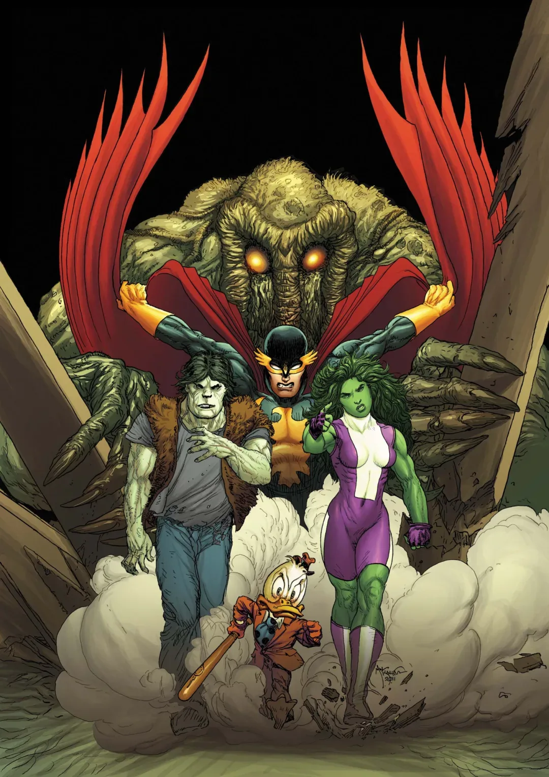 Background for Fearsome Four