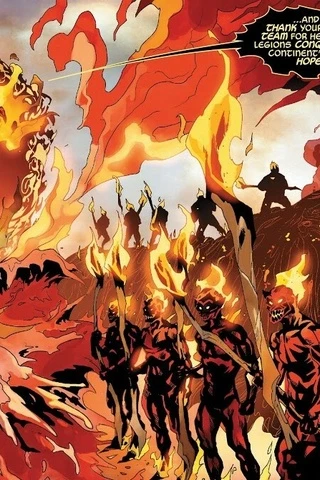 Background for Fire Demons