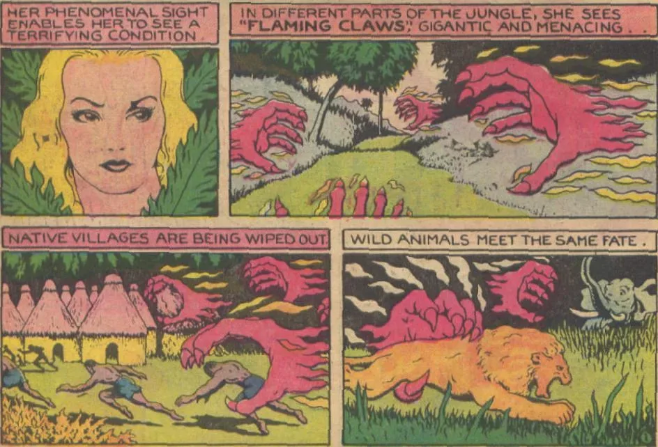 Background for Flaming Claws