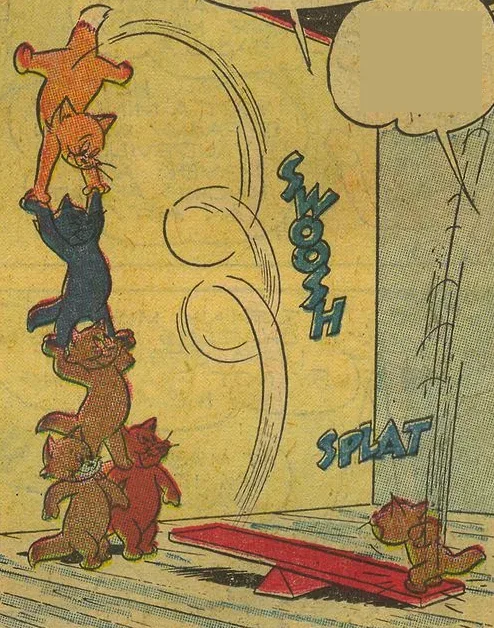 Background for Flying Felines