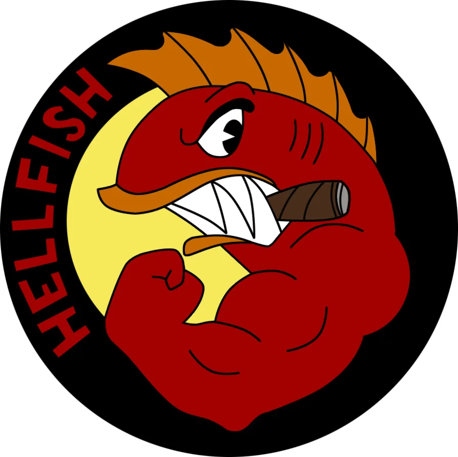 Background for Flying Hellfish