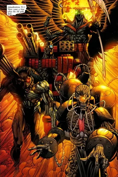 Background for Four Horsemen of Apokolips