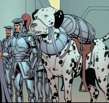 Background for Giant Dalmatian Dogs