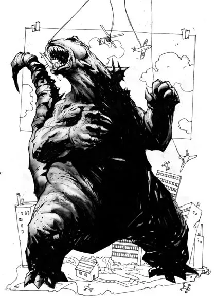 Background for Godzilla Squad