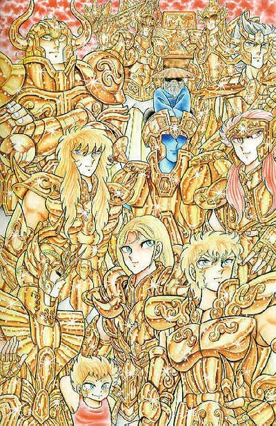 Background for Gold Saints