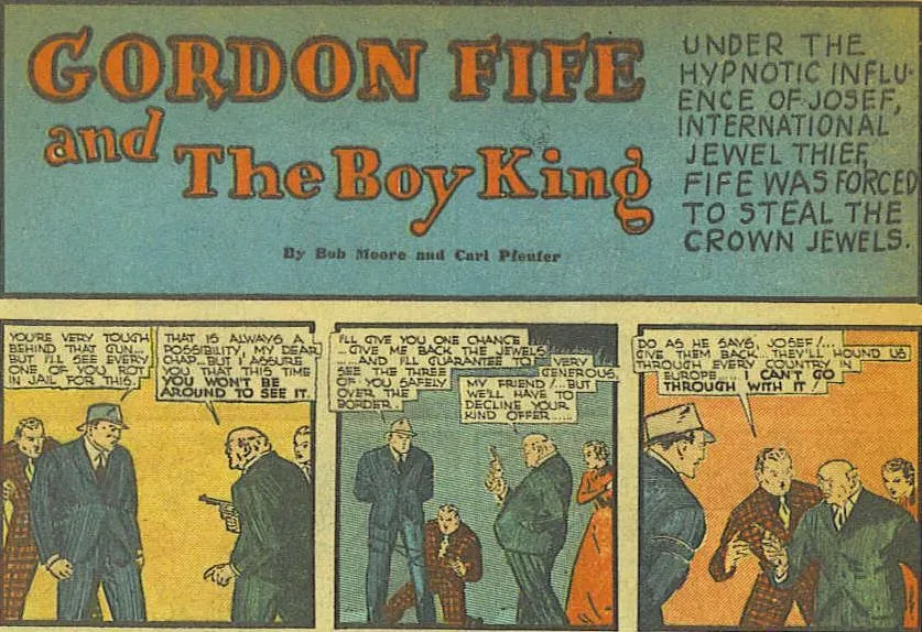 Background for Gordon Fife and The Boy King
