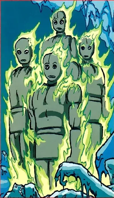 Background for Green Flames