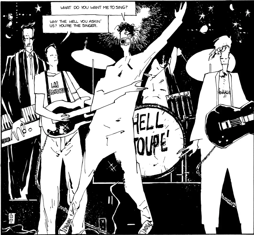 Background for Hell Toupe