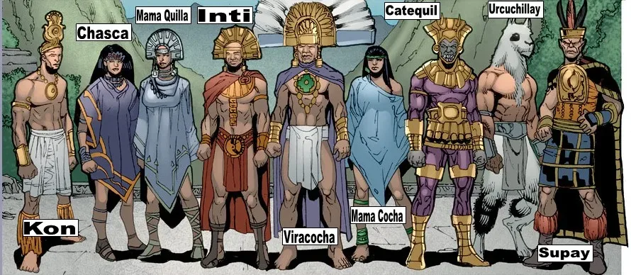 Background for Incan Gods