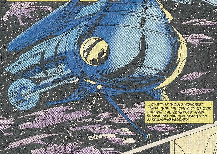 Background for Intergalactic Coalition of Survivors