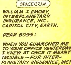 Background for Interplanetary Insurance Inc.