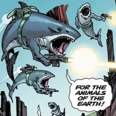 Jet-Pack Shark Attack Crew