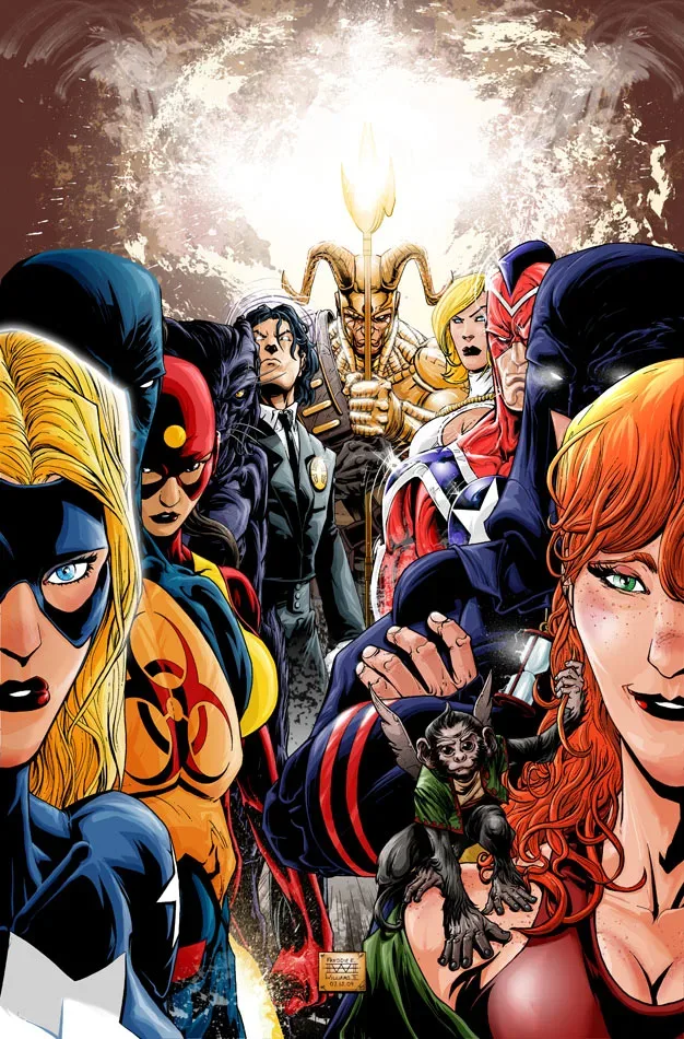 Background for JSA All-Stars