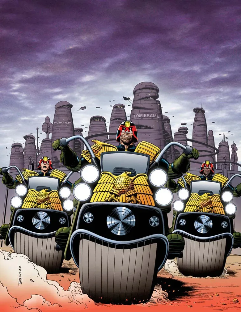 Background for Judges of Mega-City One