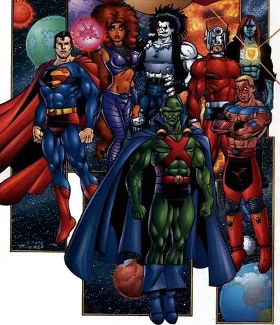 Background for Justice League of Aliens