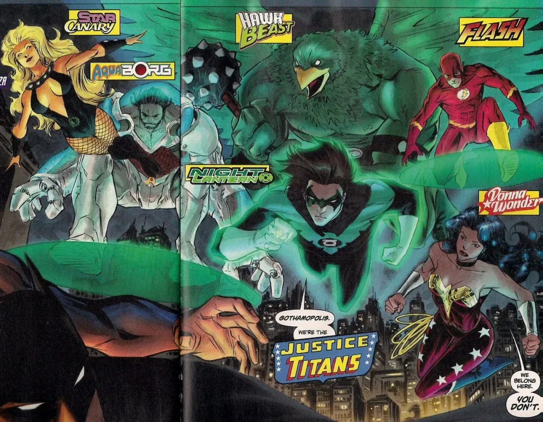 Background for Justice Titans