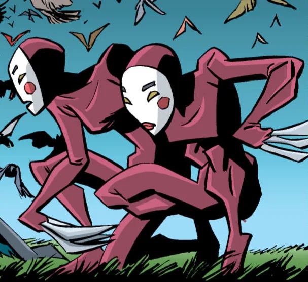 Background for Kabuki Twins