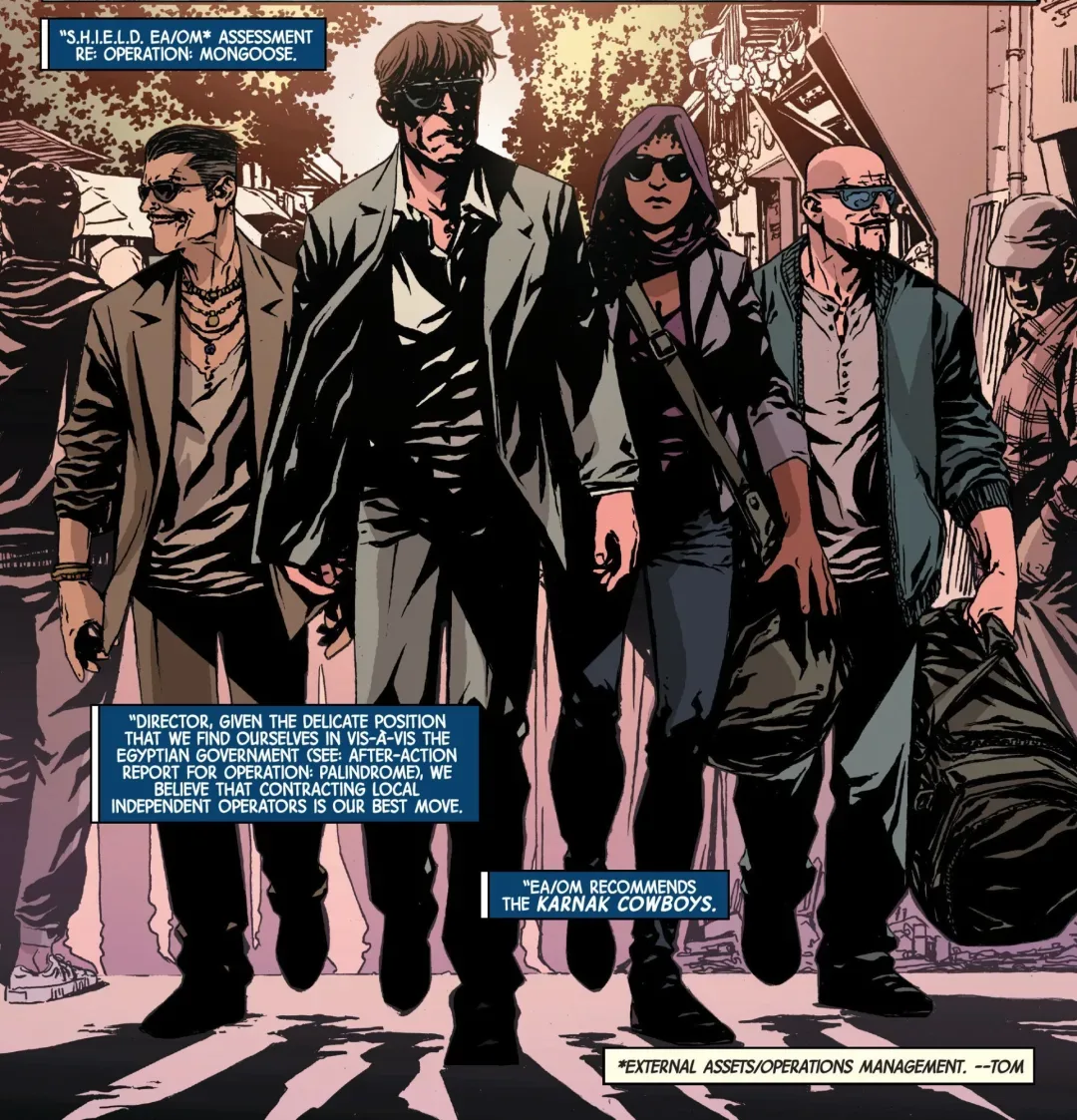 Background for Karnak Cowboys