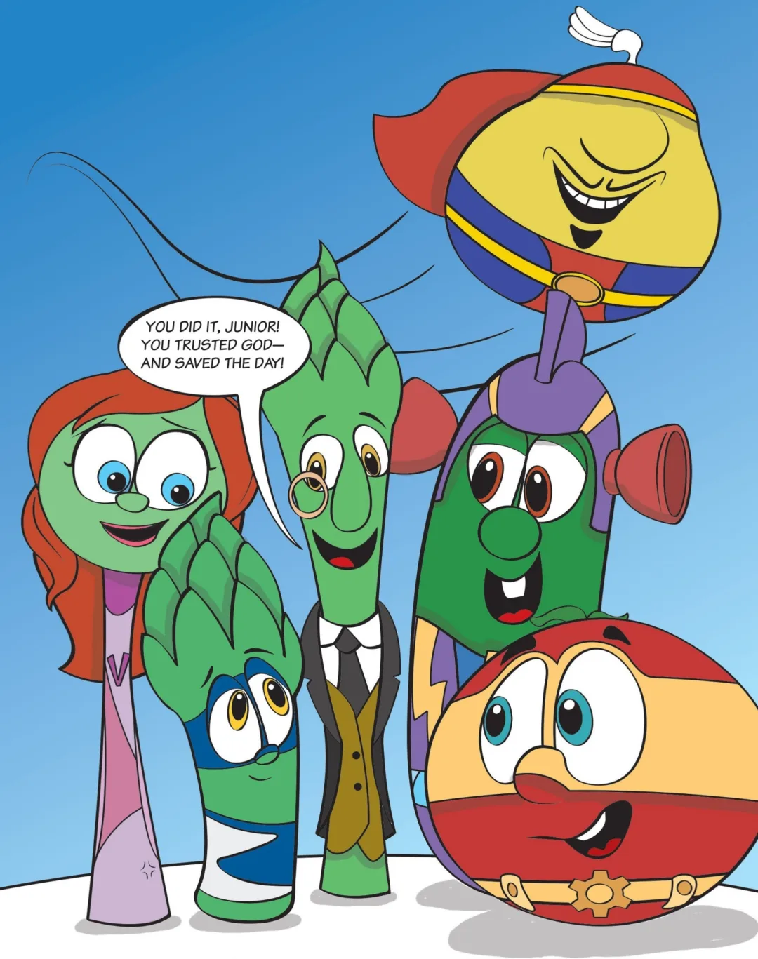 Background for League of Incredible Vegetables