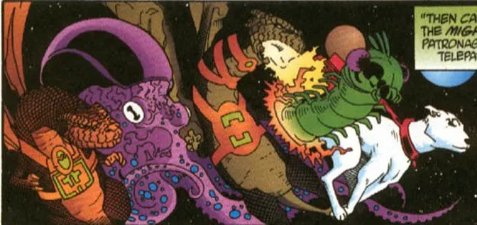 Background for Legion of Super-Familiars
