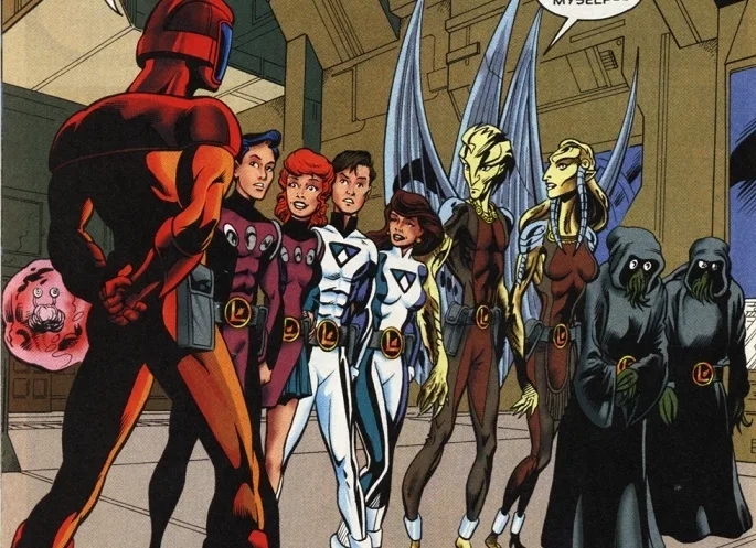 Background for Legion of Super-Heroes (75th century)