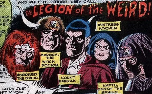 Background for Legion of the Weird