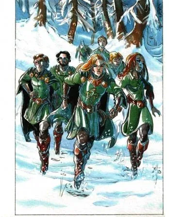 Background for Les Chevaliers d'Émeraude