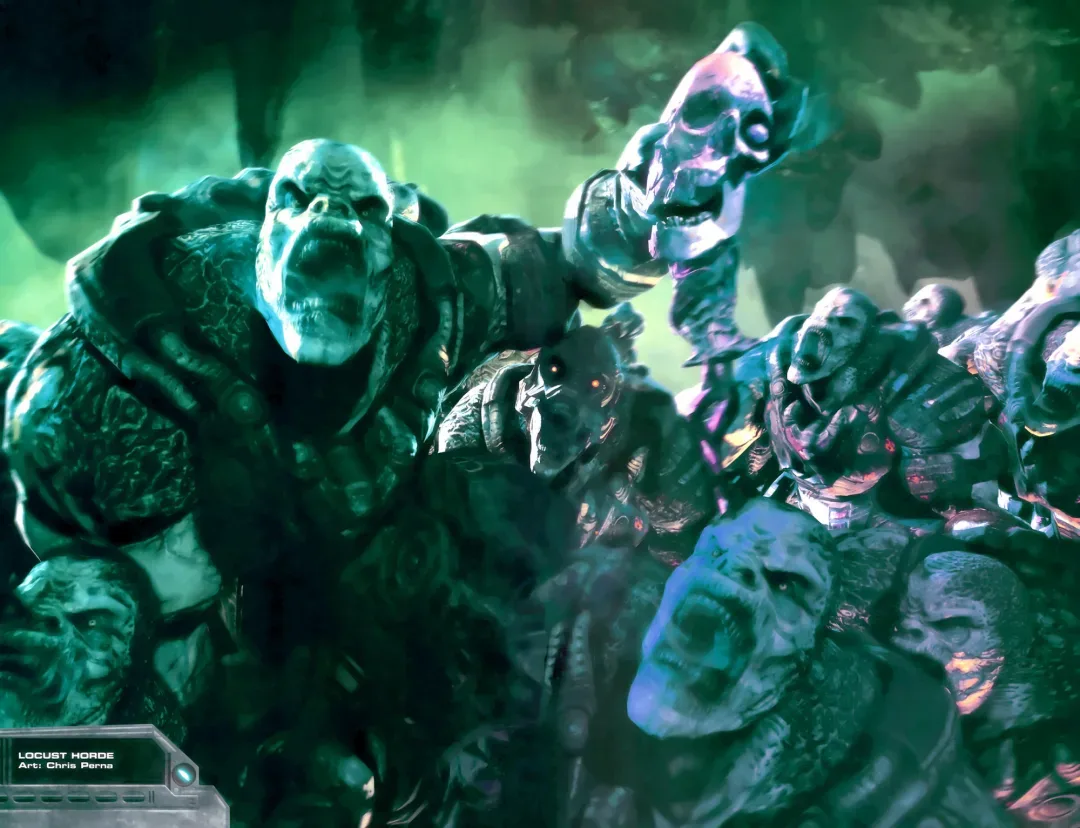 Background for Locust Horde
