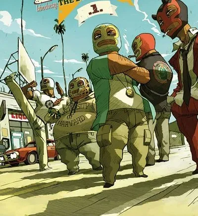 Background for Luchadores 5