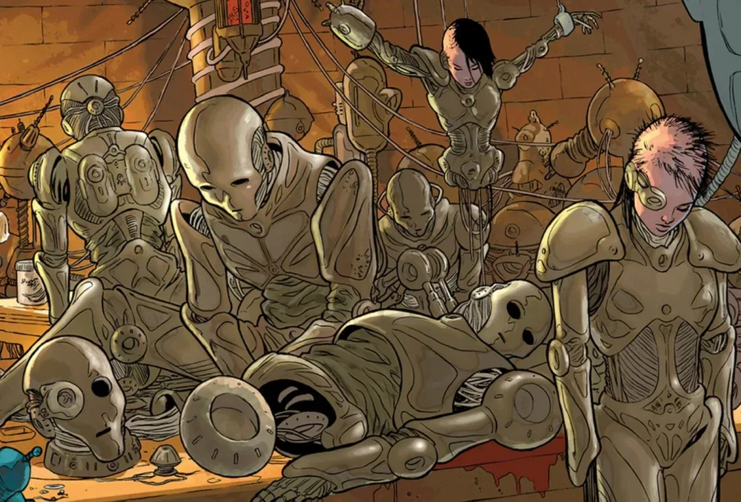 Background for Machine Men