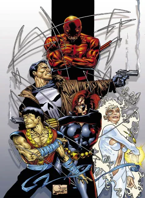Background for Marvel Knights