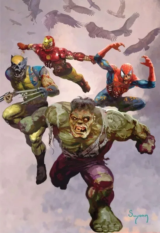 Background for Marvel Zombies