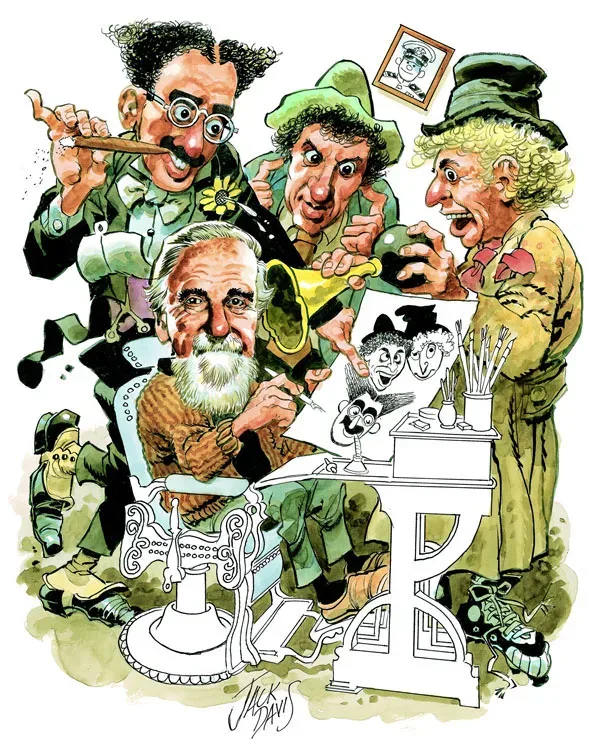 Background for Marx Brothers