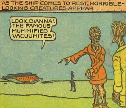Background for Mummified Vaccumites