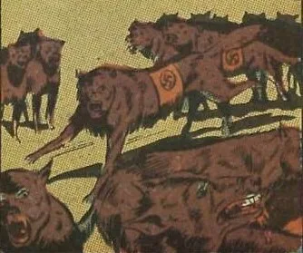 Background for Nazi Wolf Dogs