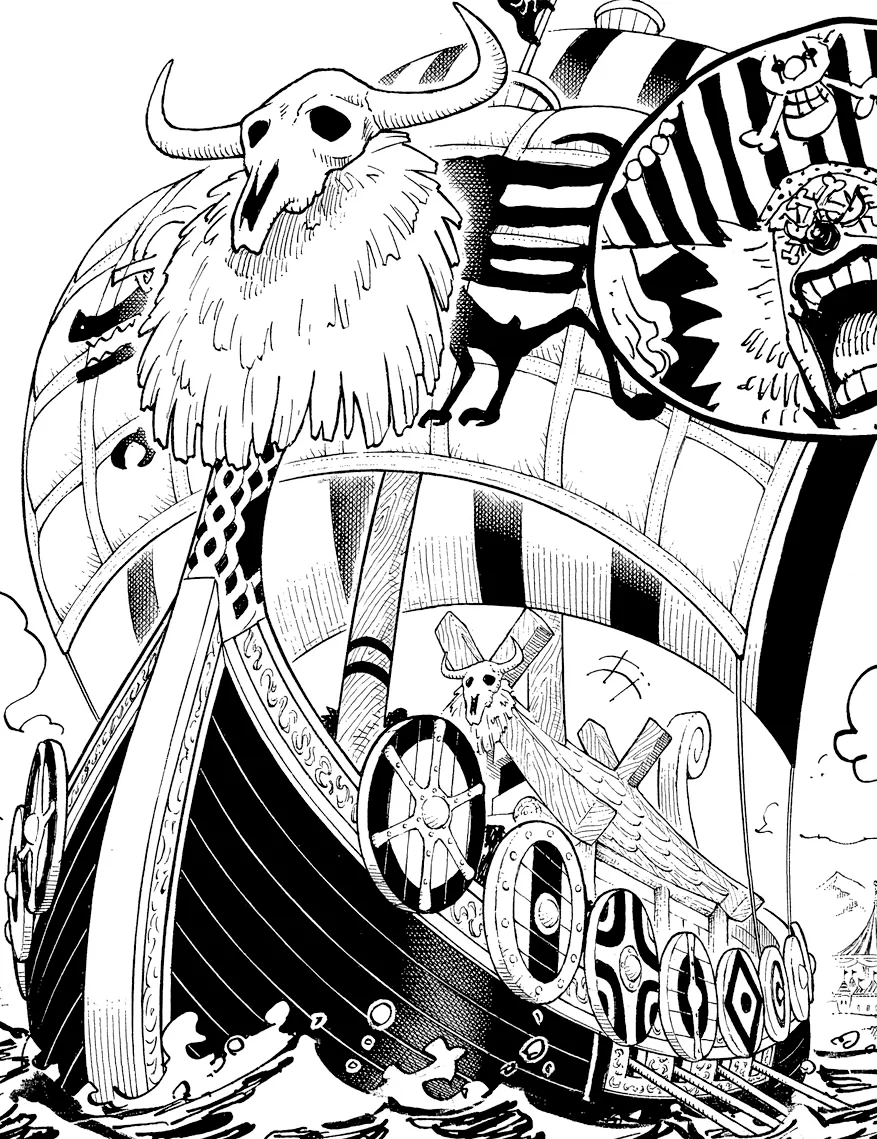 Background for New Giant Warrior Pirates