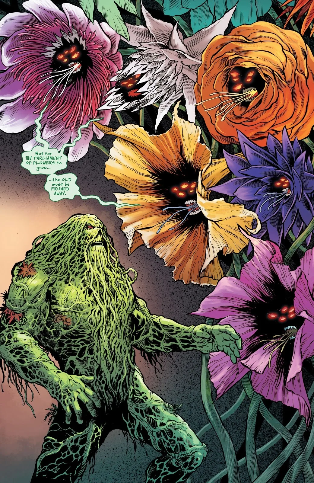Background for Parliament of Flowers